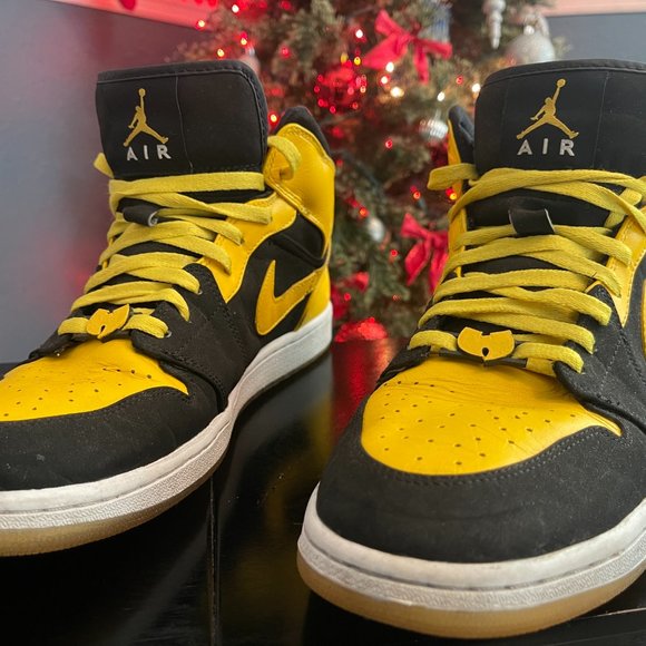 Nike Air Jordan High Custom WU Size 13 Mens Shoes - Picture 5 of 9